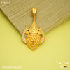 Freemen Stylish Lion Trishul Pendant for Men - FMP44