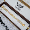 Freemen Fantastic Netballrhodium Gold plated Bracelet for Men - FMB93
