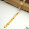 Freeman Especial Best Nawabi Gold Rhodium Bracelet for Mans - FMGB03