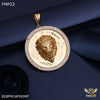 Freemen Big lion pendent ad golden - FMP22