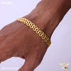 Freemen Dextera link gold plated Bracelet for Man - FMGB55
