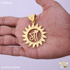 Freemen Maa gold plated with sun for man - FMGP24