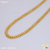 Freemen Delicate Diamon Double Ring Gold Plated Chain - FMGC41