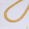 Freemen Delicate Stylish One Line Gold Plated Chain - FMGC40