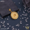 Freemen OM round with ad pendent ad golden - FMP31