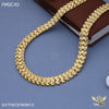 Freemen Delicate Stylish One Line Gold Plated Chain - FMGC40