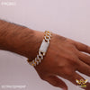 Freemen Gold plated Diamond bracelet Bracelet for Man - FMG61