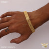 Freemen Gold Forming Thin Patta Bracelet for Men - FMGB31