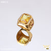 Freemen Yellow Sun Design Golden Ring- FMRI19