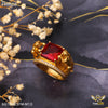 Freemen Jaguar Red AD Design Golden Ring - FMRI28