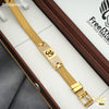 Freeman Adjustable Superlative OM Golden Bracelet for Men- FMB13