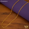 Freemen Stylish Delicate Square Link Gold Plated Chain - FMGC35