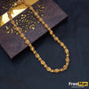 Freemen design ring leaf Gold Plated Chain for men FMGA001