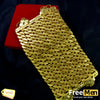 FreeMen 6 Line Singapori Handmade Gold Plated Bracelet for Men