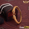 FreeMen Jaguar Dual Face Lock Golden Dots Kada