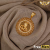 Freemen Goga (sank) Gold Plated Pendant for Men FMA102