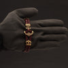 Freemen anchor artificial leather bracelet for men