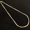 Freemen Pipe 22K Gold plated Chain for men FMA012