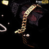 FreeMen's Shri RAM Golden Bracelet for men FM380