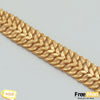 FreeMen V Design Gold Plated Bracelet ( 6 Month warranty) FMA008