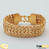 FreeMen V Design Gold Plated Bracelet ( 6 Month warranty) FMA008