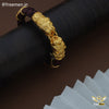 Freemen Lion OM with Diamond Leather Braided Bracelet for Men - FM118