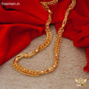 Freemen stylish Royal Indo Gold plated chain - FMG406