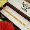 Freeman Elegant Threring Golden Bracelet for Men- FMB08