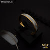 Freemen Chokdi Attention Golden & Silver Kada for Men - FM175