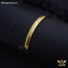 Freemen Simple Gold Plated Kada For Men - FM208