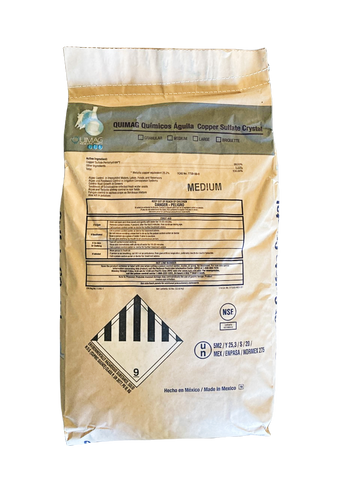  Copper Sulfate Small Crystals 50lb Bag