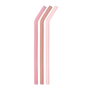 Bkr Champagne Pinks Straws 1L - Set of 3 - Moonpenny