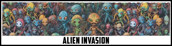 Alien invasion design by northwest straps