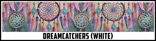 Dreamcatcher with White Background. Design by Northwest Straps.