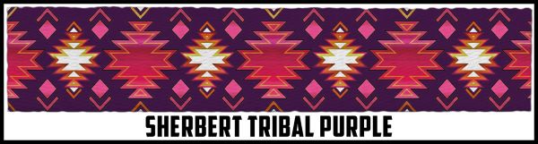 Purple Tribal Pattern. Design by Northwest Straps.
