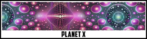 Planet X trippy design by Northwest Straps