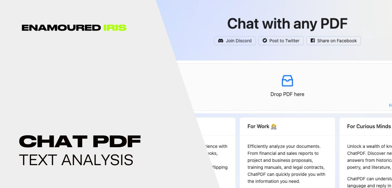 ChatPDF uses Open AI's ChatGPT API to analyse, interpret and summarise PDF documents