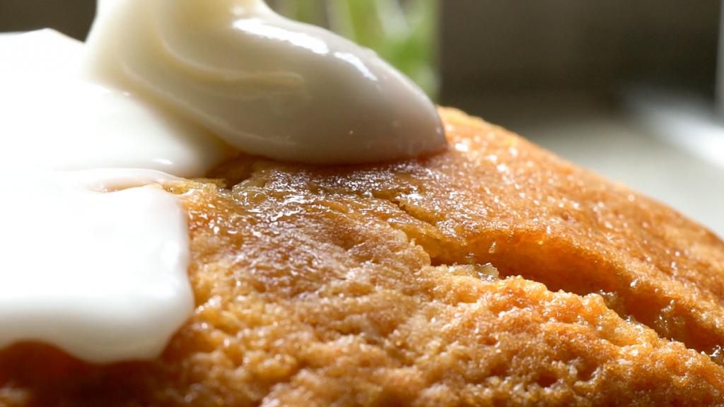 Lavender Honey Lemon Cake closeup