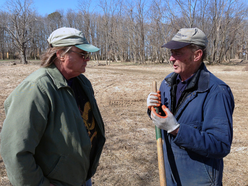 Michael Embry and Dale large at Chesterhaven Beach Farm