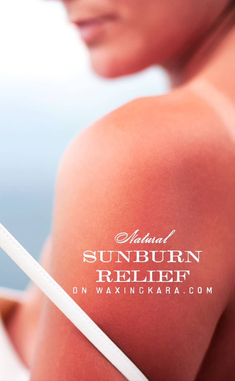 Natural Sunburn Relief from the Eastern Shore