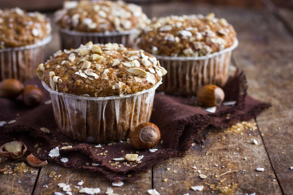 These oat bran muffins are satisfying and guilt-free.