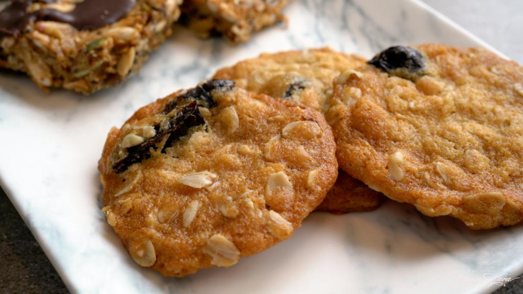 Oatmeal cookies on a plate