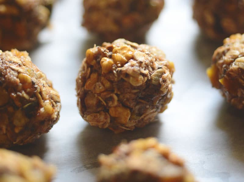 no bake oatmeal peanut butter balls