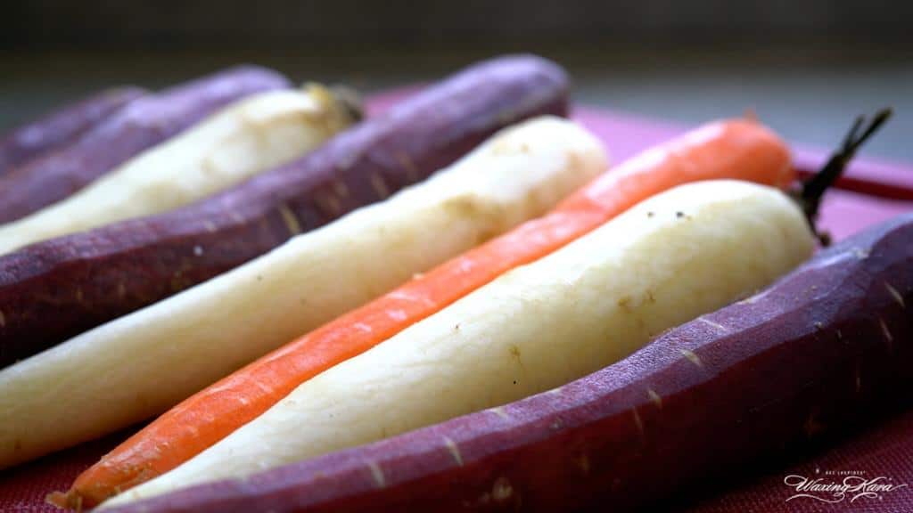 peeled carrots