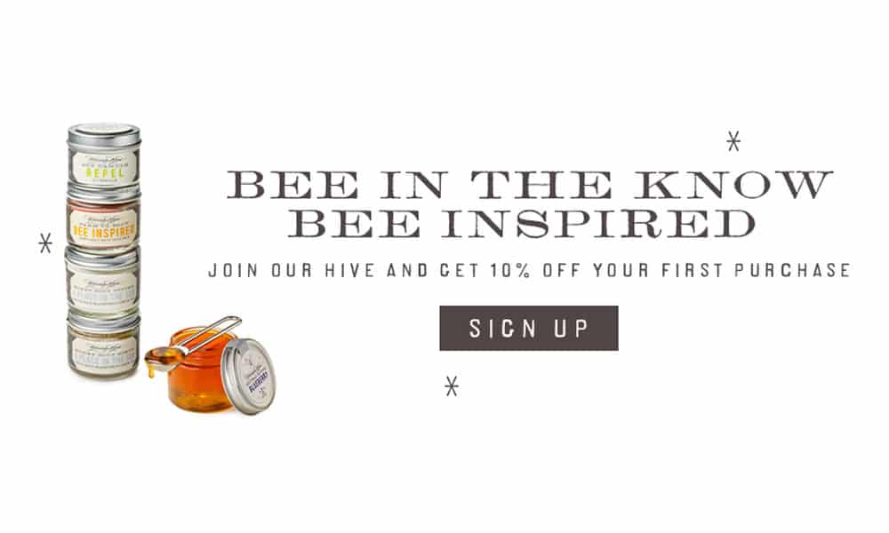 Sign up for Bee Inspired Email