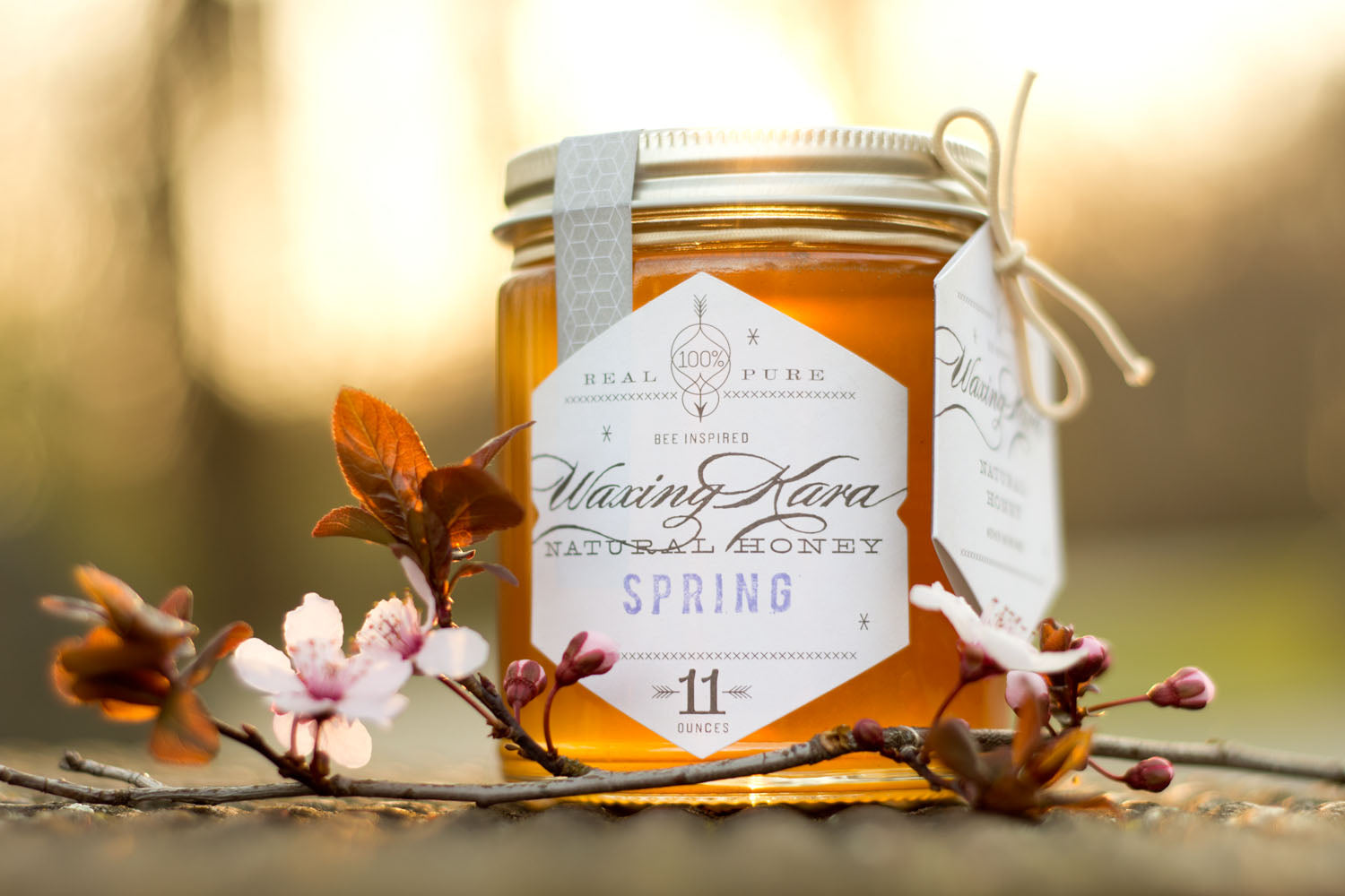 This heroic jar of Bee Inspired Spring Honey is magic in a bottle.