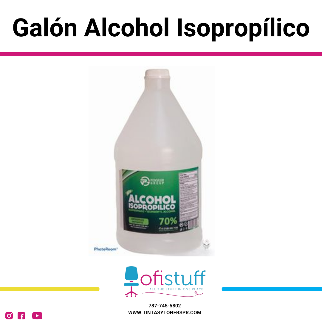 Galón Alcohol Isopropílico – Tintas y Toners del Caribe, Inc