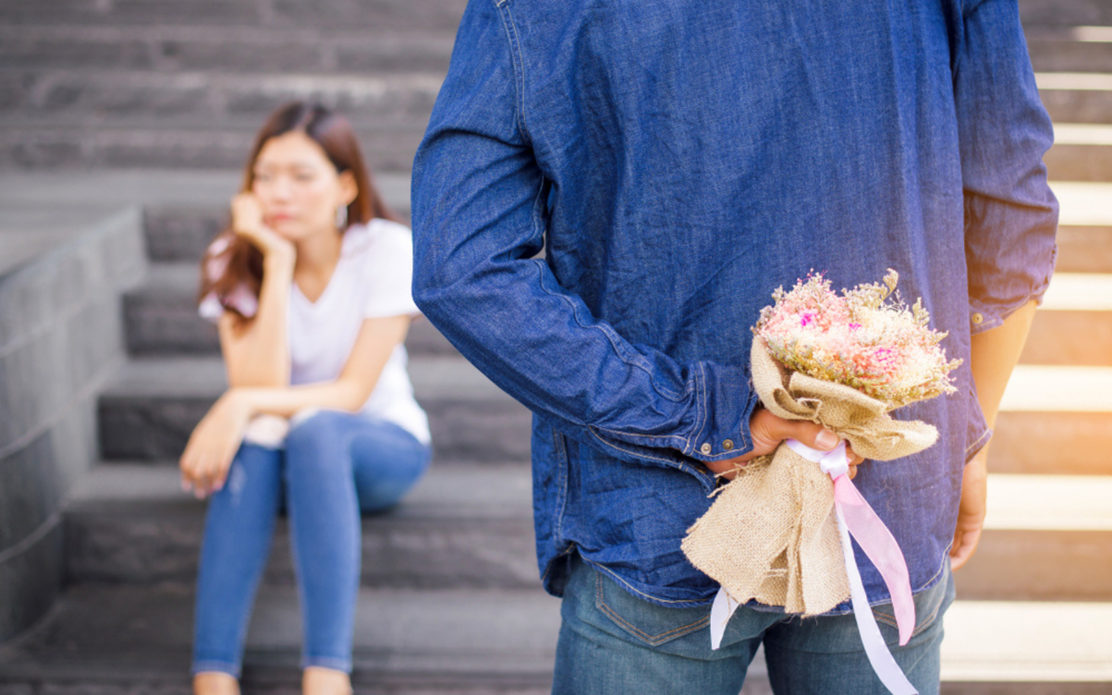 demander pardon avec des fleurs