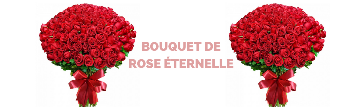 bouquet rose eternelle