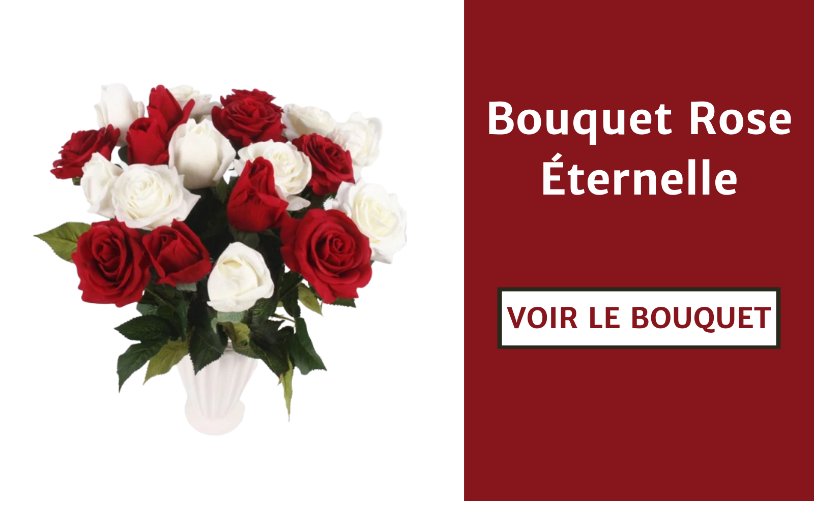 bouquet rose eternelle